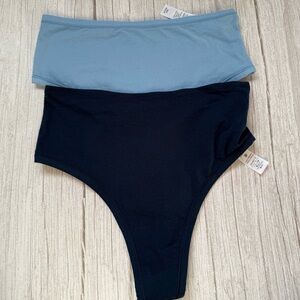 Play Assorted 2-Pack High Waist Thongs Hanky Panky